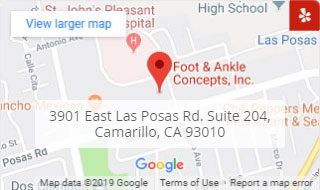 foot ankle Camarillo office map